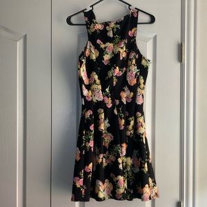 Candie’s Black Floral Dress (NWT)